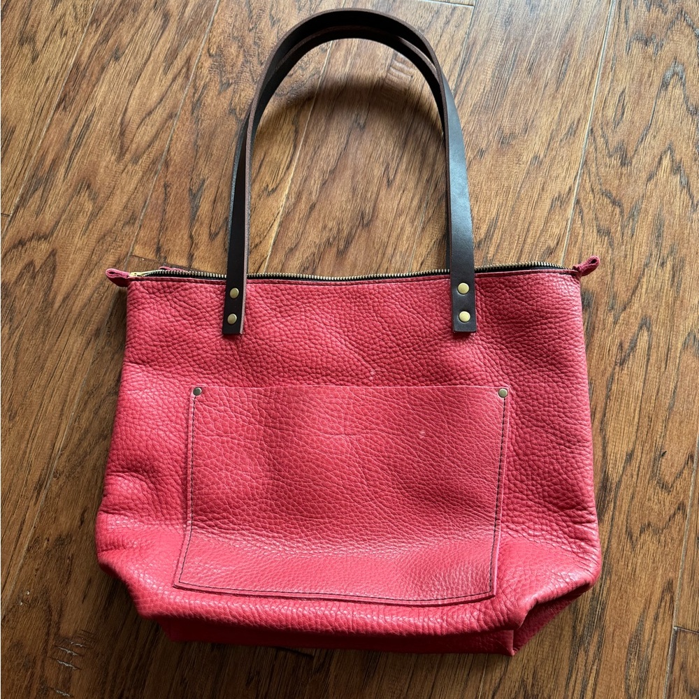 Portland Leather tote bag
